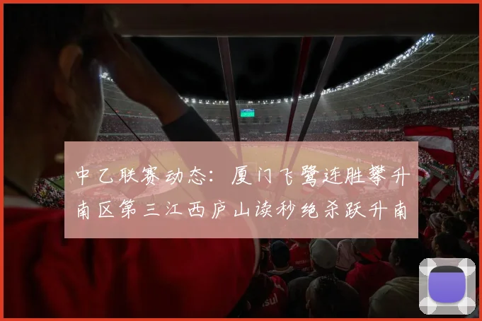 中乙联赛动态：厦门飞鹭连胜攀升南区第三江西庐山读秒绝杀跃升南区第四